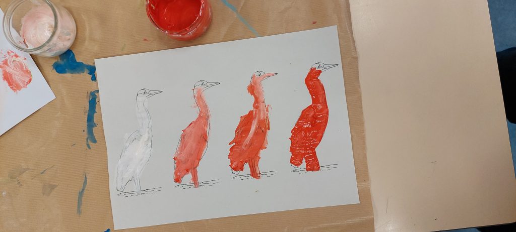 Autres hérons rouges