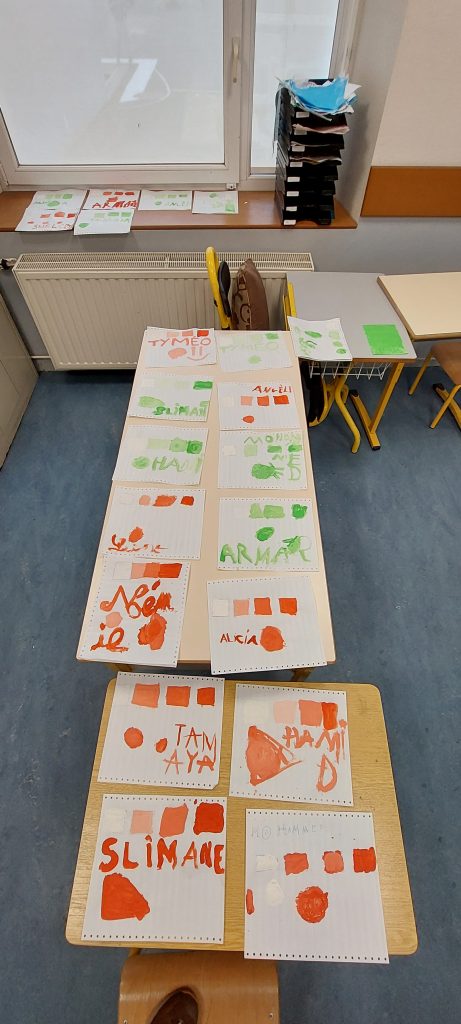 Table de nuanciers