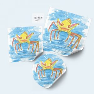 Carte Poisson-crabe