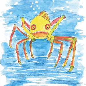 Carte Poisson-crabe