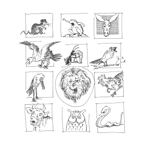 Carte Fables animaux