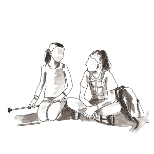 Carte Les deux amies