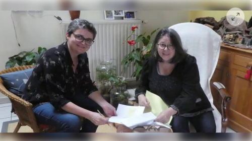 Patricia Bonnin et Catherine Bourelly, animatrices de l'association d'écriture l’Établi des mots