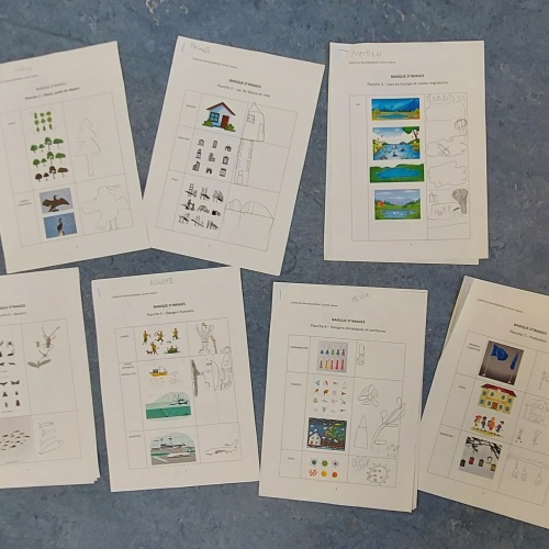 Planches de dessins dans un objectif de facilitation graphique.